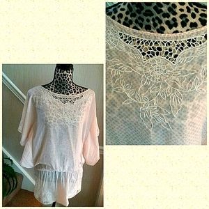 - Free People Kimono Tunic xs pink